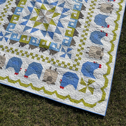 Cluck Cluck Home FINISHED QUILT