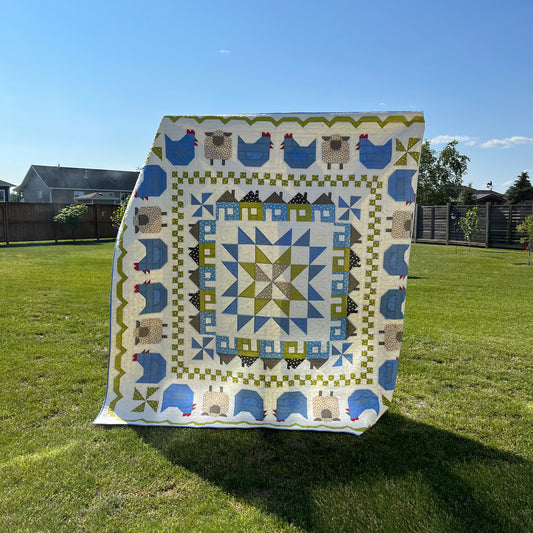 Cluck Cluck Home FINISHED QUILT