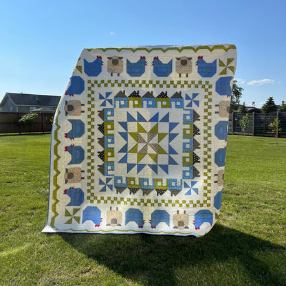 Cluck Cluck Home FINISHED QUILT