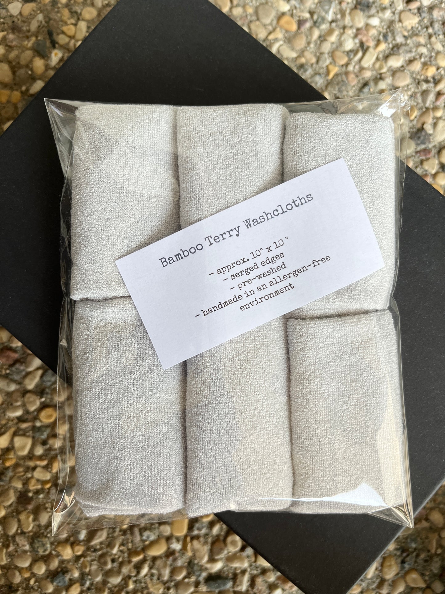 Bamboo Terry Washcloths - GREY PACK