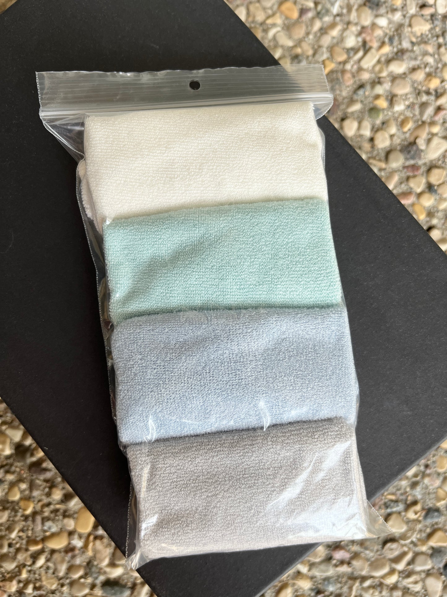 Bamboo Terry Washcloths - BLUE MULTI