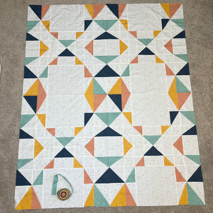 Strickland FINISHED QUILT TOP - top/binding only