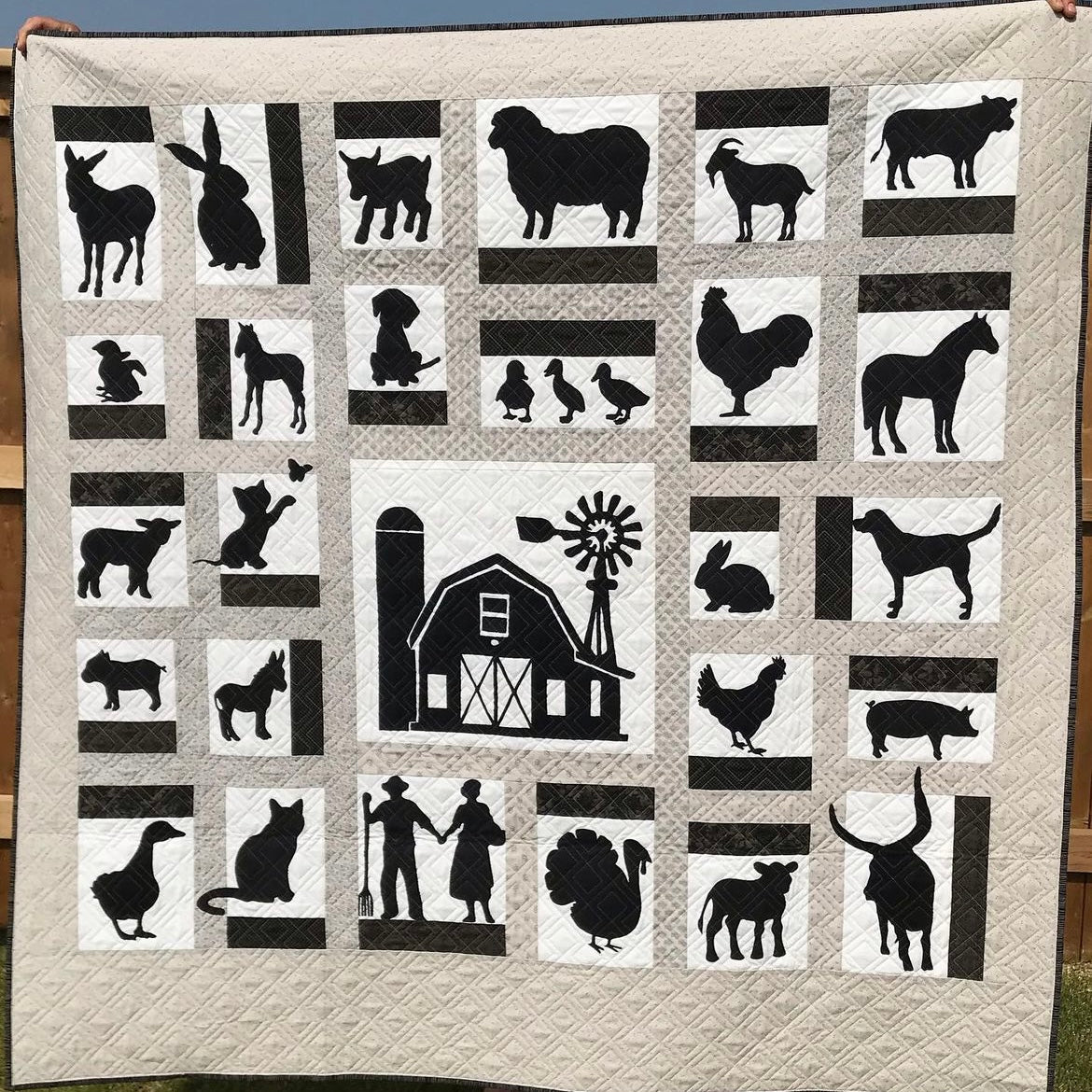 Farmyard  FINISHED QUILT