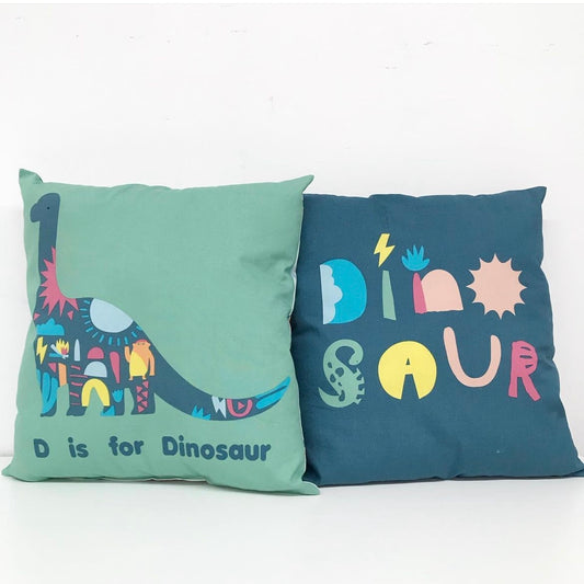 Dinosaur Stuffed Pillows (set of 2)