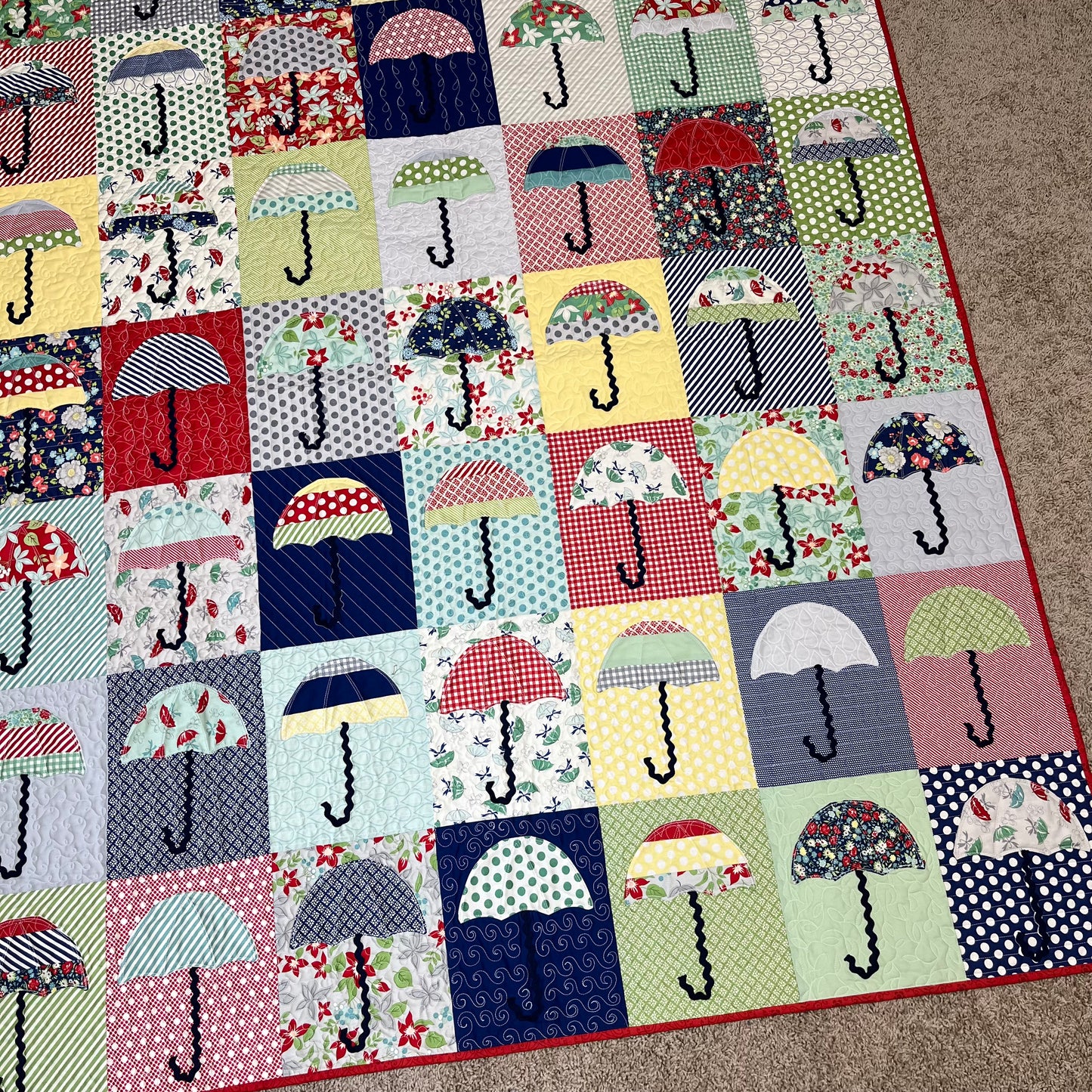 April Showers  FINISHED QUILT