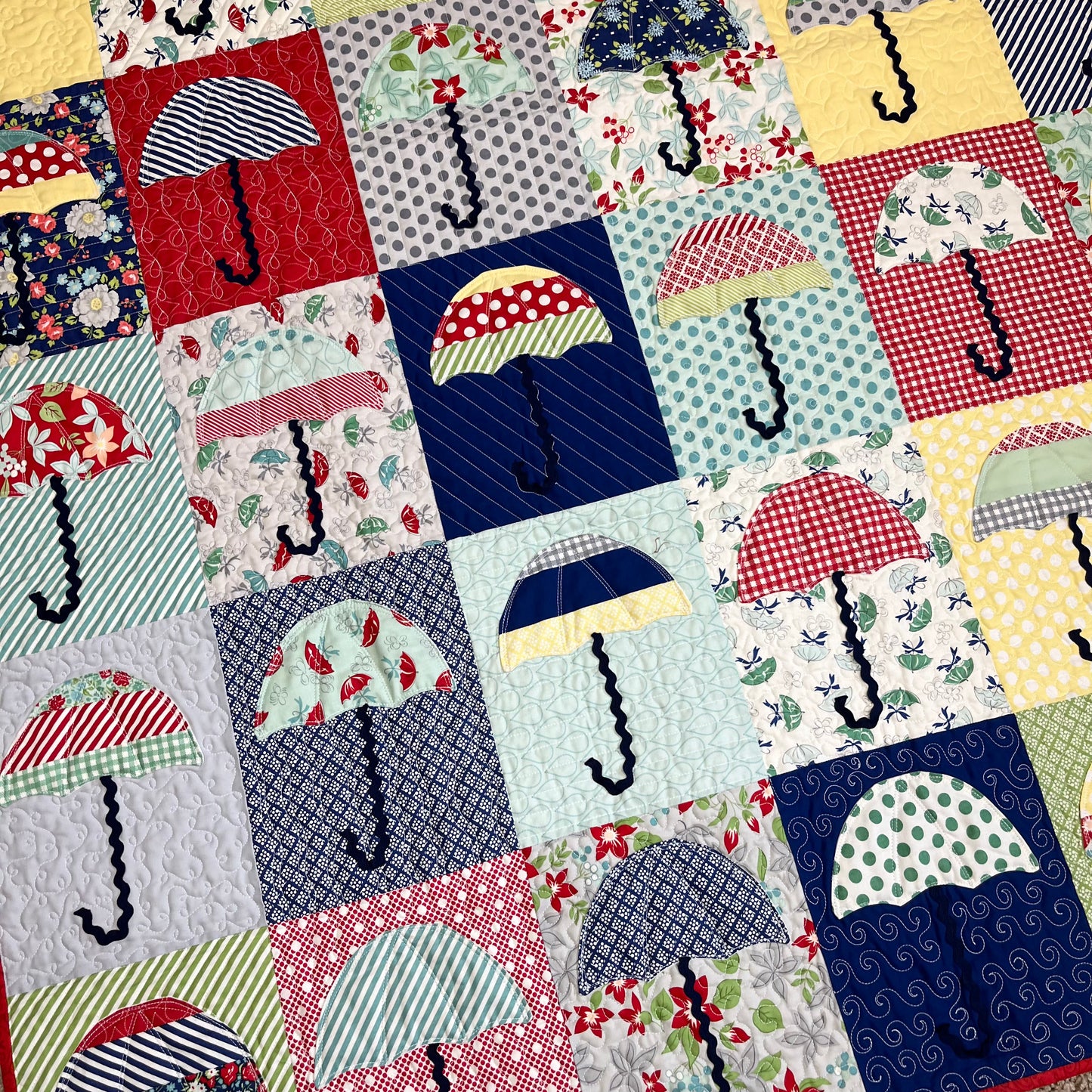 April Showers  FINISHED QUILT