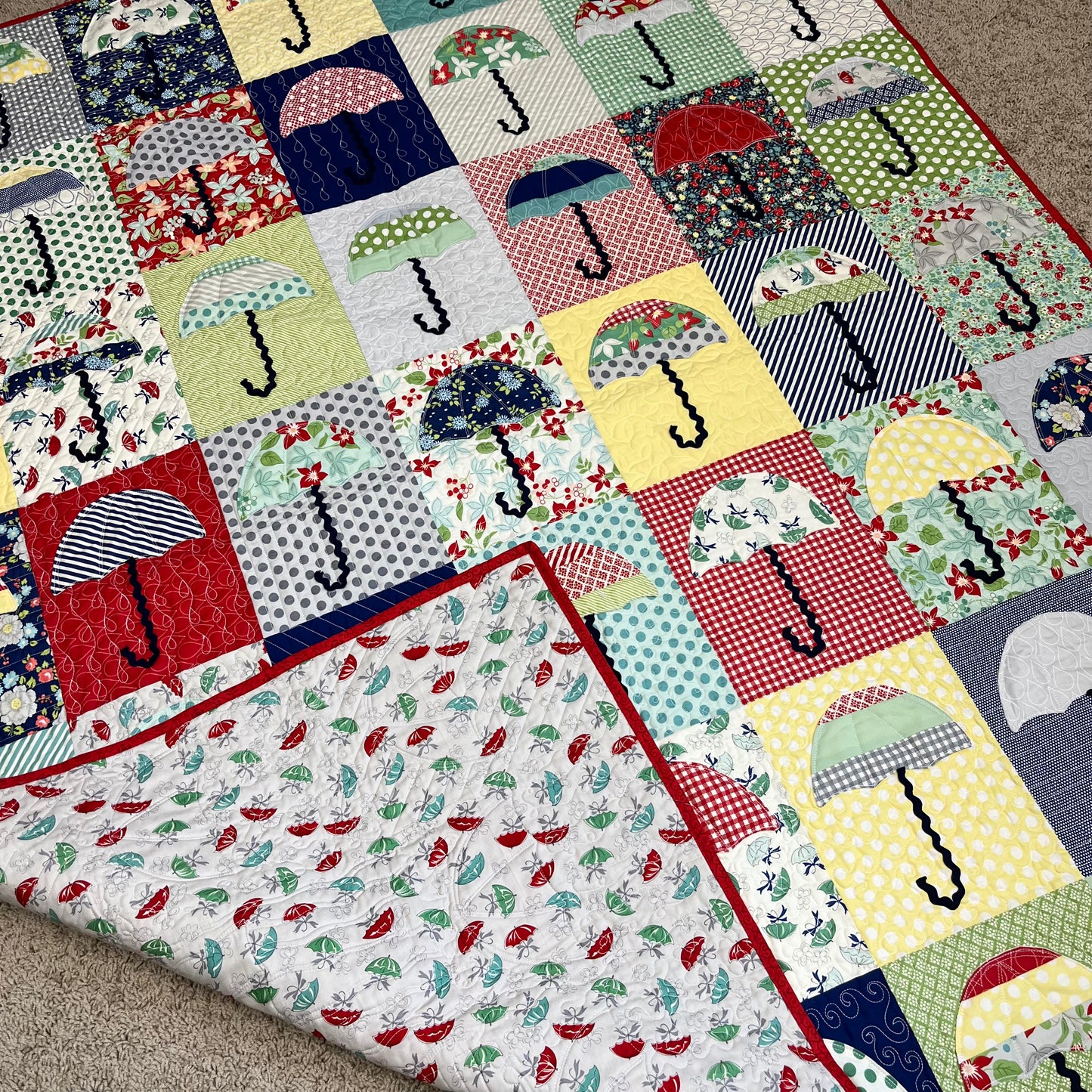 April Showers  FINISHED QUILT