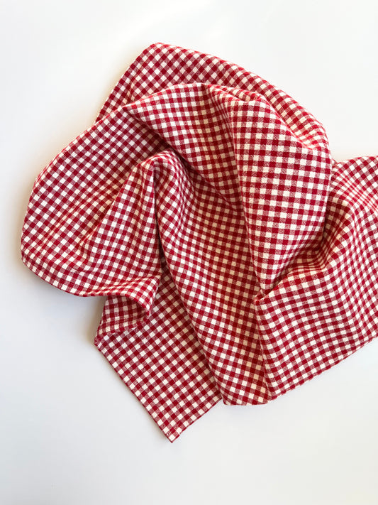 Organic Cotton Kitchen Towel - Barn Red