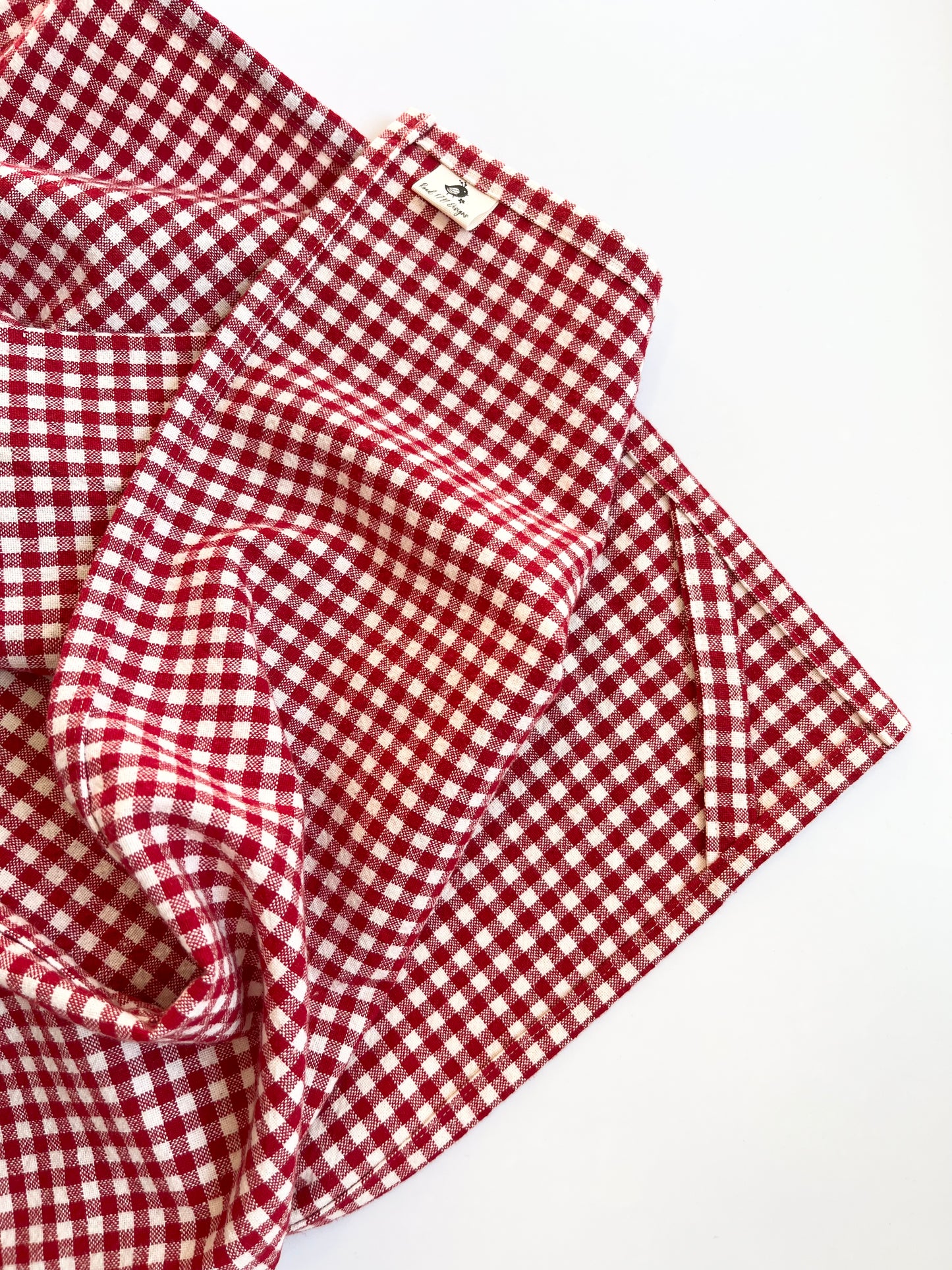 Organic Cotton Kitchen Towel - Barn Red