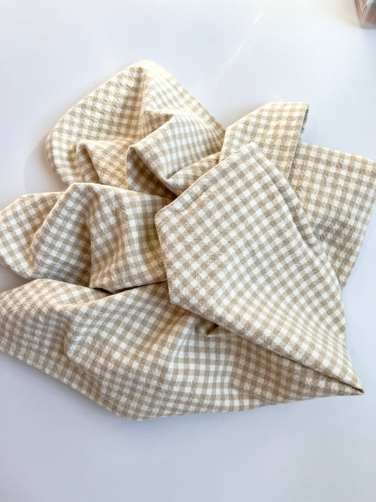 Organic Cotton Kitchen Towel - Natural Cream