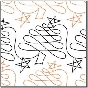 Christmas Doodle 10" Wide Pantograph