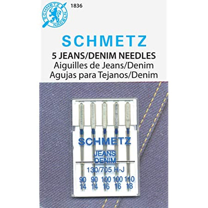 Schmetz Machine Needles Denim/Jeans Assorted Pack
